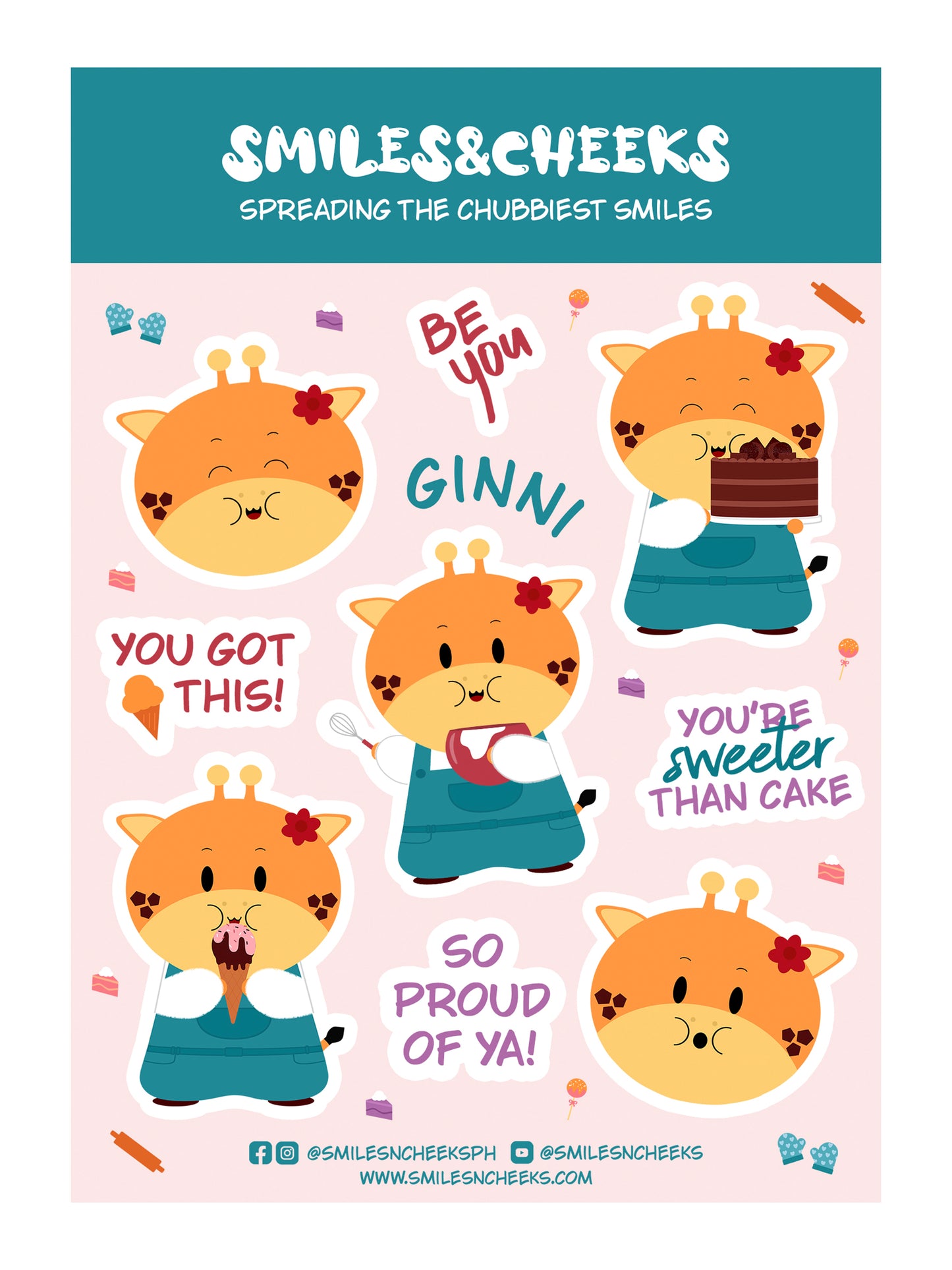Smiles&Cheeks Sticker Sheets