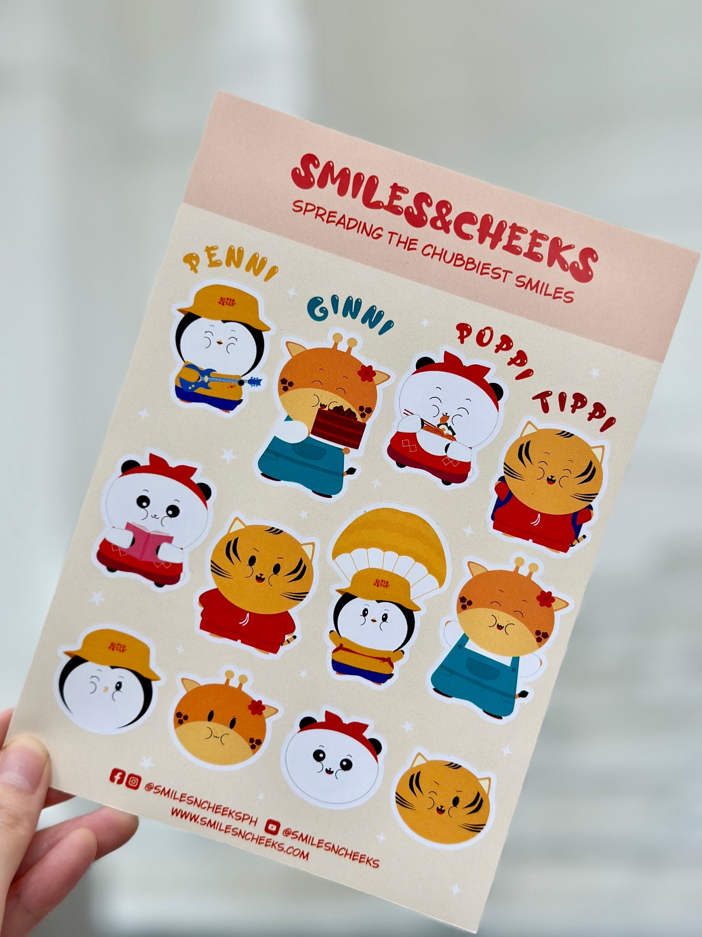 Smiles&Cheeks Sticker Sheets