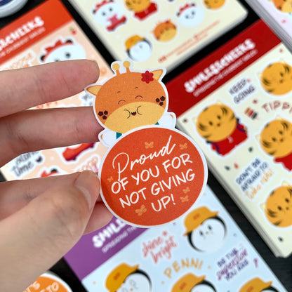 Smiles&Cheeks Motivational Stickers