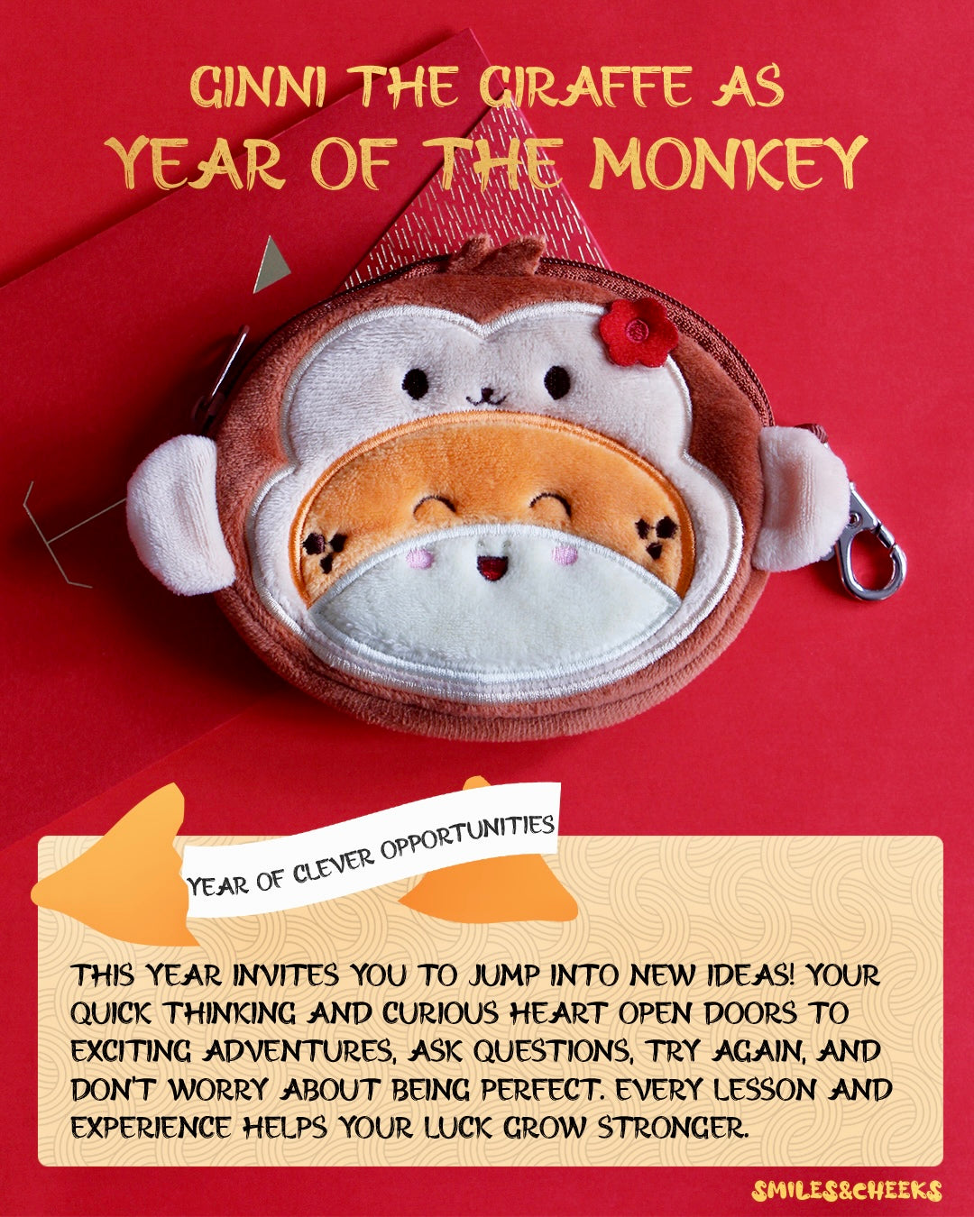 Year of the Monkey Coin Purse