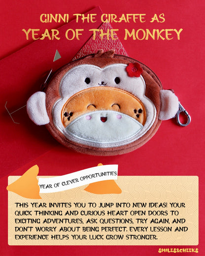 Year of the Monkey Coin Purse